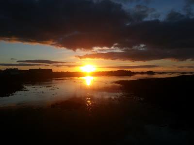 Coucher de soleil sur Roscoff