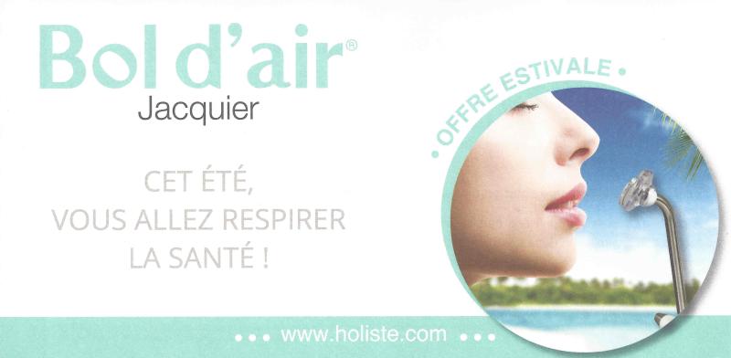 Offre été 2017 Bol d'Air Jacquier® : économisez 73€...