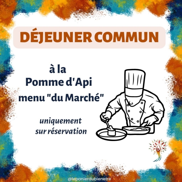 Pause déjeuner au restaurant gastronomique La Pomme d'Api