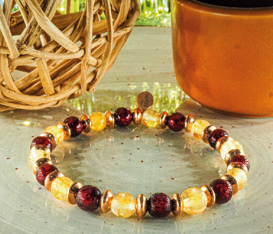 Bijoux minéraux Lily Parker : ici le bracelet Power-Boost...