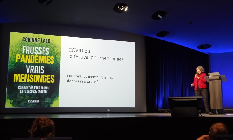 La journaliste d'investigations Corinne Lalo et son livre Fausses pandémies vrais mensonges