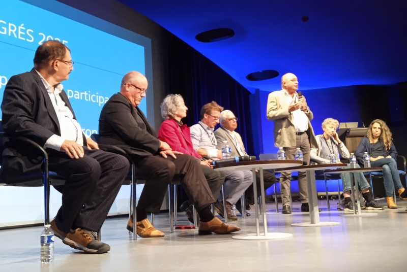 Table ronde, final de ce congrès annuel 2025 AIMSIB, ici le Dr Vincent Reliquet...